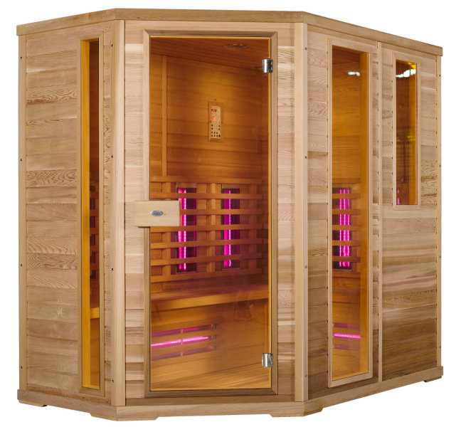 IR sauna cabine Groot 6-8 personen